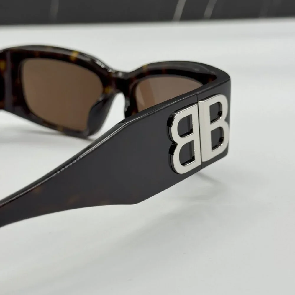 NEW BALENCIAGA BB0360S 002 UNISEX HAVANA SUNGLASSES